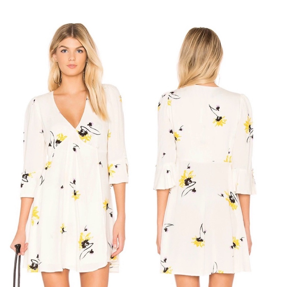 Free People XS Time On My Side Daisy Floral Dress